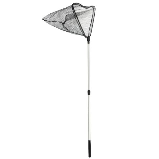 Merítőháló durva - nagy - összecsukható háromszög alakú - 58x40x40 cm