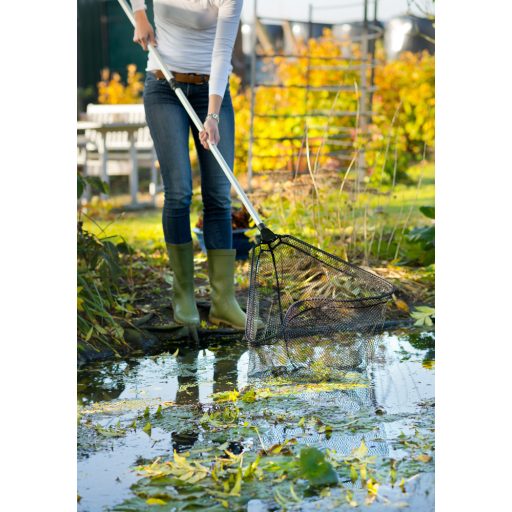 Merítőháló durva - nagy - összecsukható háromszög alakú - 58x40x40 cm