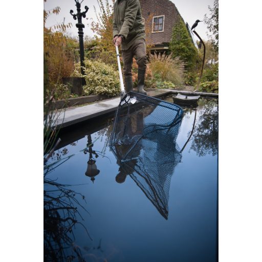 Merítőháló durva - nagy - összecsukható háromszög alakú - 58x40x40 cm