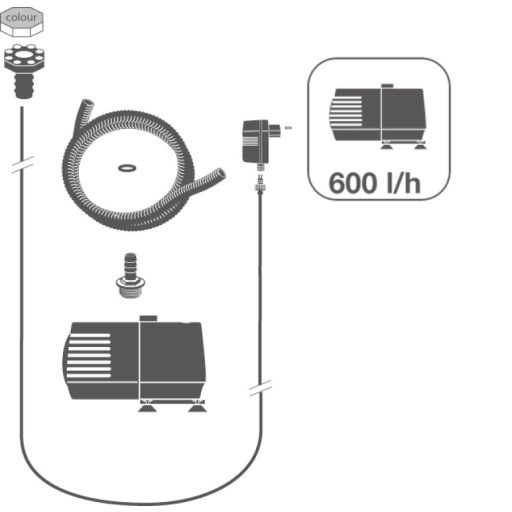 Ubbink Oslo Csobogó hableány - emberfigura