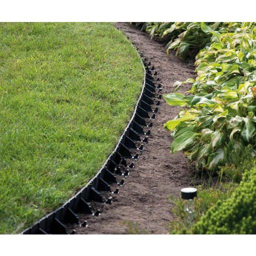 Ágyásszegély OBRB78 alacsony fekete 1000/78mm