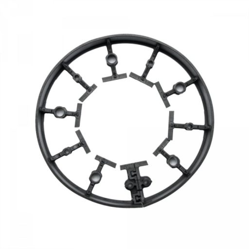 Ágyásszegély OBRB78 alacsony fekete 1000/78mm