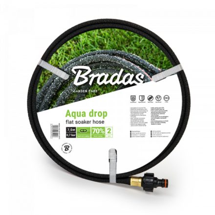 Bradas Izzadó tömlő - Aqua Drop 1/2" - 7,5m
