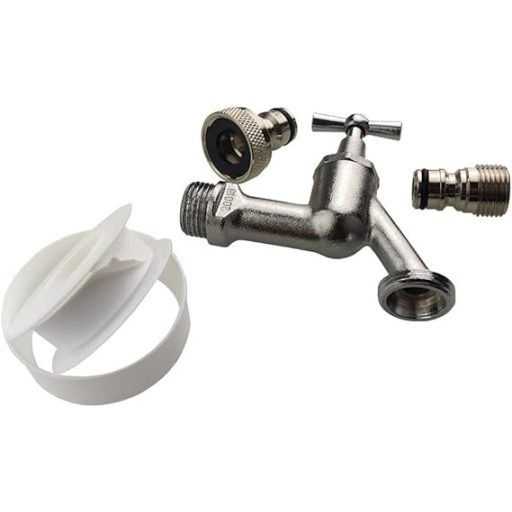 Bradas Kerti kút - Bézs - tömlőtartóval