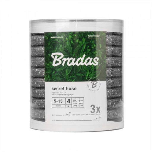 Flexibilis locsolótömlő 8-24m - szürke