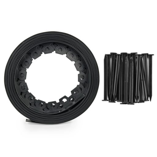 Bradas Easy Border gyepszegély szett 4cm x 10m - fekete