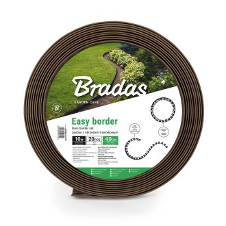 Bradas Easy Border gyepszegély szett 4cm x 10m - barna