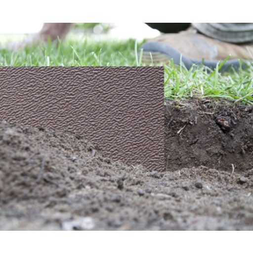 Bradas gyepszegély 15cm x 6m - barna