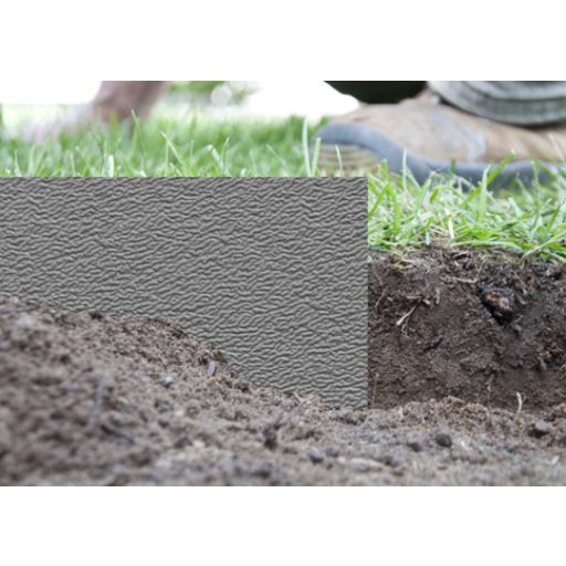 Bradas gyepszegély 15cm x 6m - szürke