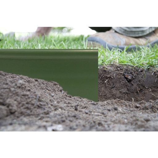 Bradas gyepszegély egyenes 12,5cm x 18m - zöld