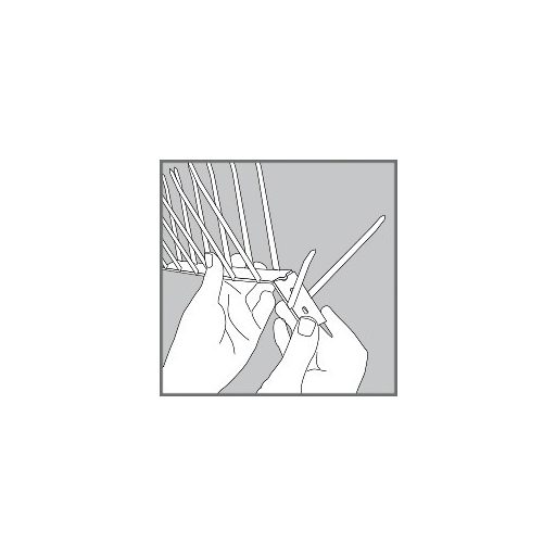 Fehér gólya, 88cm élethű állatfigura