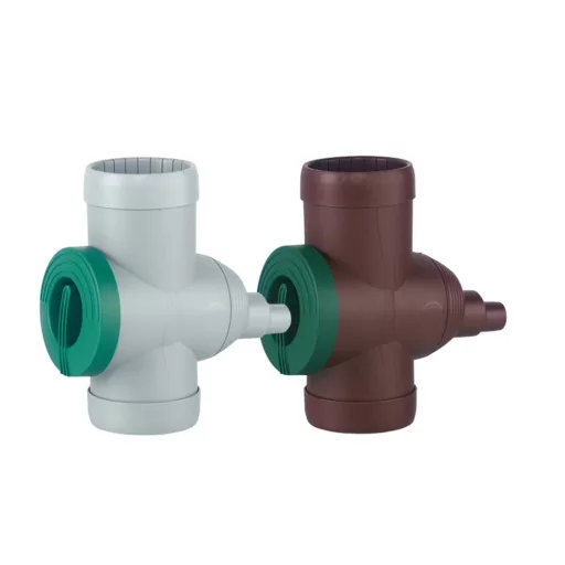 Rewatec Arves Inox Esővízgyűjtő tartály bekötő - vízlopó - szürke ereszcsatornaszűrő csappal