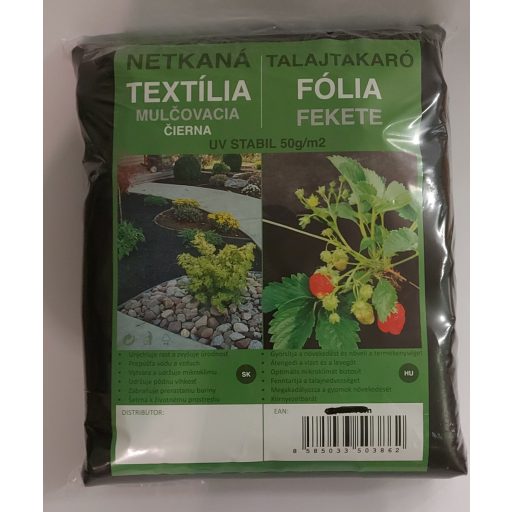 Geotextília 3,2x10m 50g/m2 - fekete talajtakaró