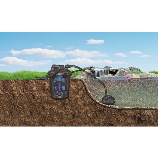 Pontec PondoPress 15000 nyomásszűrő - komplett szett + UVC 11W