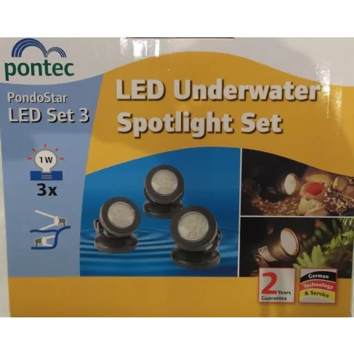 Pontec PondoStar LED SET 3 víz alatti/felszíni világítás