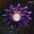 Luxform napelemes LED-es Dahlia virág kerti dísz - lila