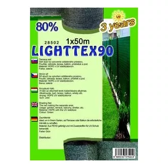 Árnyékoló háló LIGHTTEX90  80% 1x50méter