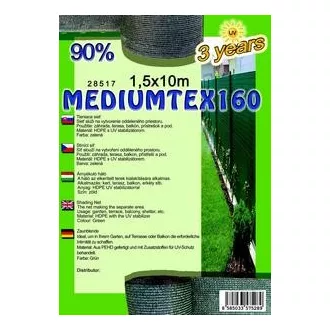 Árnyékoló háló MEDIUMTEX160  90% 1,5x10méter
