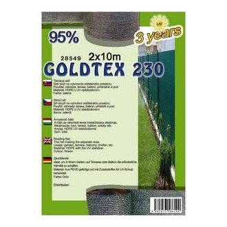Árnyékoló háló GOLDTEX230  95% 2x10méter