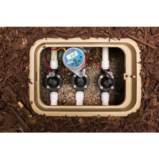 Hunter NODE-200 2 körös kültéri elemes vezérlő - mágnesszelep nélkül