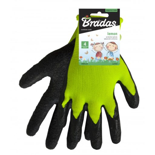 Bradas Lemon Latex gyerek védőkesztyű 