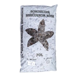   Fenyőkéreg Boróka 30-80 mm - talajtakaró mulcs - 70 liter