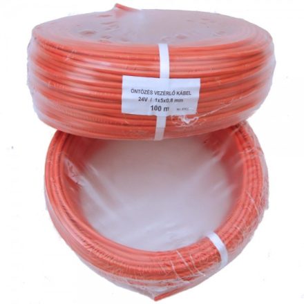Öntözésvezérlő kábel 5x0,8mm tömör réz - tekercsben