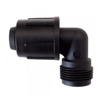 LPE gyorskötő könyök 20x1/2"KM