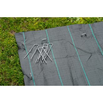 Talajtakaró rögzítő kampó 20x12cm - 10db