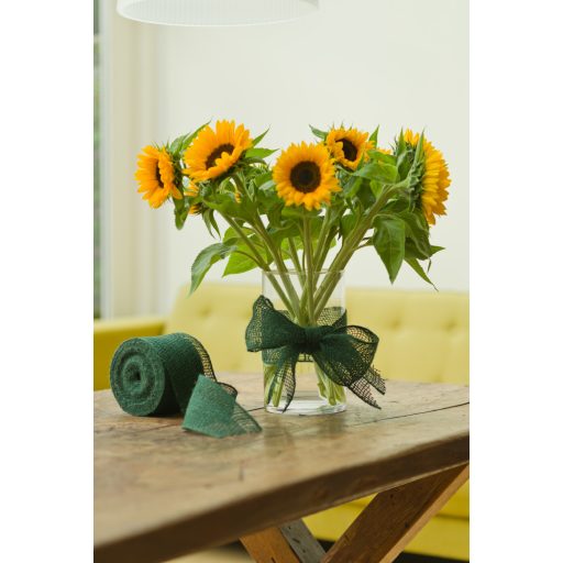 Szőtt jutaháló - zöld