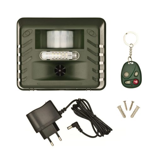 Ultrahangos riasztó 500 m2-re, távirányítóval, patkány,egér ellen - Szuper hatásfok!