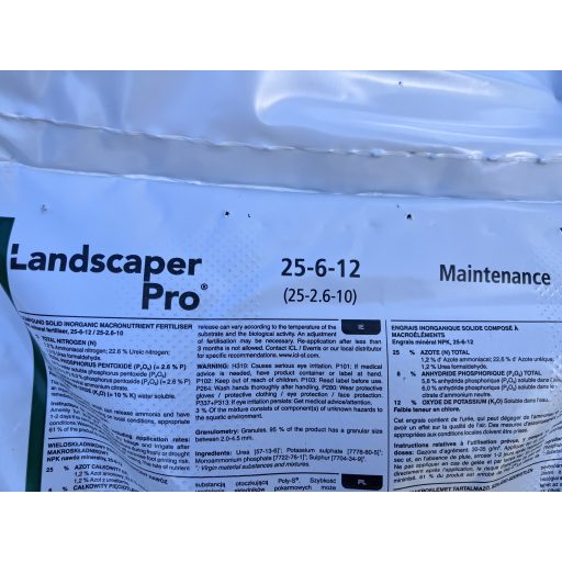 Landscaper Pro Maintenance burkolt műtrágya 15kg - 25-6-12