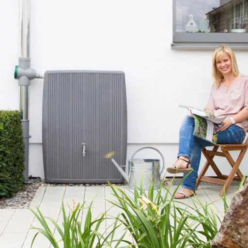 Rewatec Arves Esővízgyűjtő tartály - Concrete - betonszürke - 200 liter