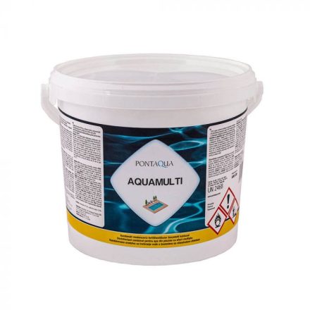 PontAqua Aquamulti - hármas hatású kombinált vízkezelő tabletta medencébe - 15x200g