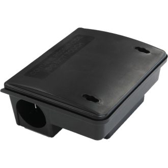Műanyag Patkányetető láda fekete, kulccsal