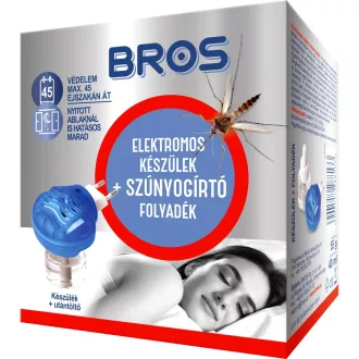 BROS Elektromos szúnyogirtó + 40ml szúnyogirtó folyadék