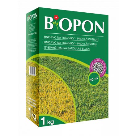 BIOPON sárgulás elleni gyeptáp 1 kg