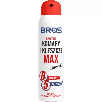 BROS szúnyog- és kullancsriasztó aeroszol MAX - 90ml