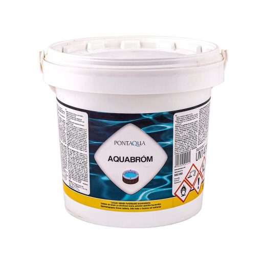 PontAqua Aquabróm - Lassan oldódó bróm tabletta medencébe - 250x20g