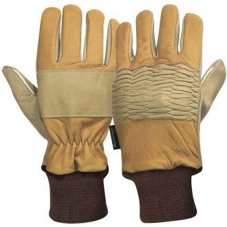 Rostaing Bucheron favágó védőkesztyű - barna