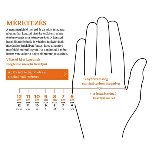 Rostaing Bucheron favágó védőkesztyű - barna