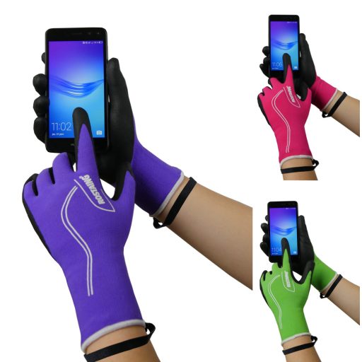 Rostaing Maxfeel nitril védőkesztyű - zöld - rózsaszín - lila