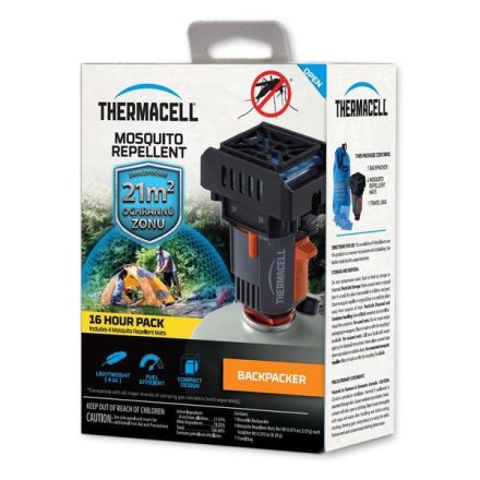 THERMACELL "világjáró" szúnyogriasztó - mini gázpalackra szerelhető /gázpalack nélkül/