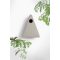 Nina madárodú - 17x13x21,5cm -szürke