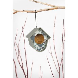 Evie madáretető - 15x14x17cm - virágos