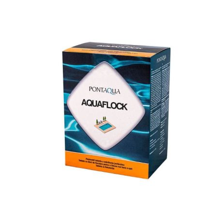 PontAqua Aquaflock - pelyhesítő vízkezelő tabletta medencébe - 8x125g