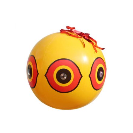 Madárriasztó ballon - 40cm sárga szem - Gém és kócsag riasztó gömb kerti tóhoz