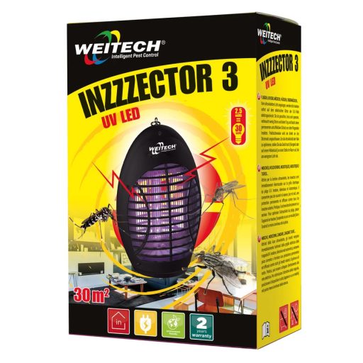 WEITECH UV LED szúnyogcsapda - inzzzektor 3 - 30m2