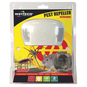   Ultrahangos kisállatriasztó - kártevő riasztó - 280m2 - Weitech