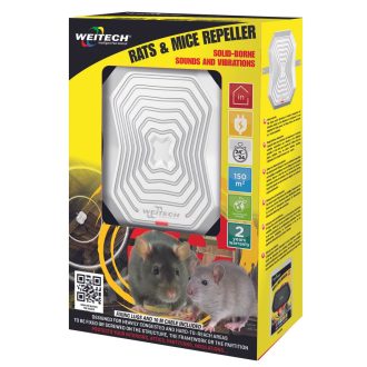   Vibrációs - rezgő egér és patkány riasztó - kártevő riasztó - 150m2 - Weitech